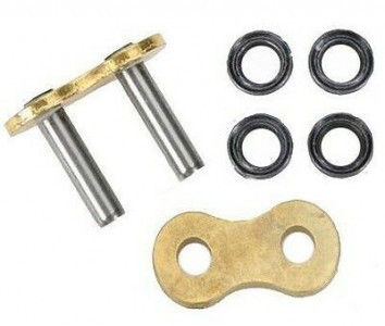 525 VX3 GB DID Gold X-Ring Drive Chain Rivet Hollow Head Connecting Link