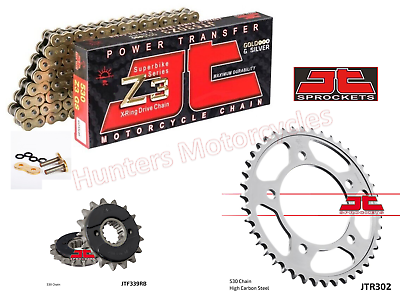 Honda CB1300 JT Gold X-Ring Chain and JT Quiet Sprocket Kit 2003 to 2013