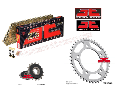 Honda CB600 Hornet JT Gold X-Ring Chain and JT Quiet Sprocket Kit 2007 to 2013