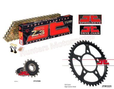 Honda CRF1100 Africa Twin JT Gold X-Ring Chain and JT Quiet Sprocket Kit