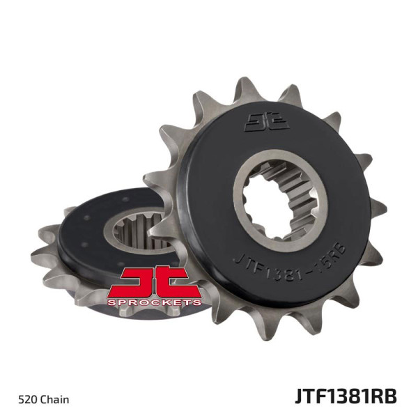 JT Silent RB Front Drive Sprocket 1 Tooth More 16 Tooth (JTF1381-16RB)