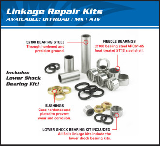 Rear Suspension Linkage Bearings Kit (AB 27-1047)
