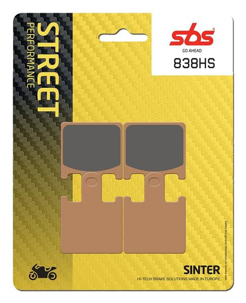 SBS Front Brake Pads HS Street Sinter (838HS)