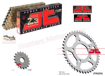 Triumph 955 Tiger JT Gold X-Ring Heavy Duty Chain and JT Sprocket Kit