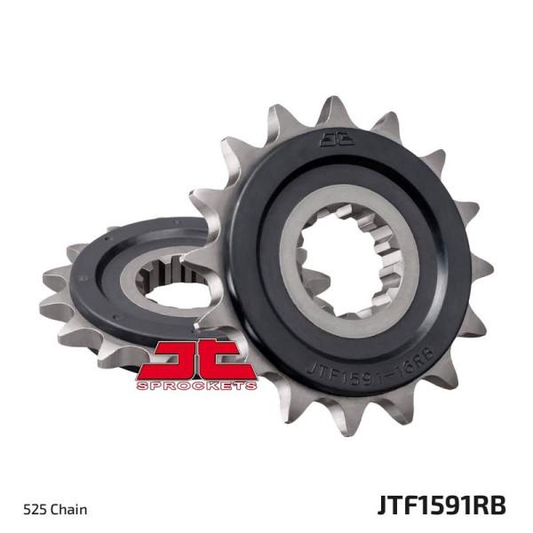 1 Tooth Less JT Silent RB Front Drive Sprocket (JTF1591-15RB)