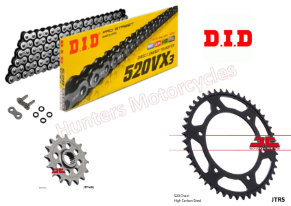 BMW G310 GS DID Heavy Duty X-Ring Chain and JT Sprockets Kit