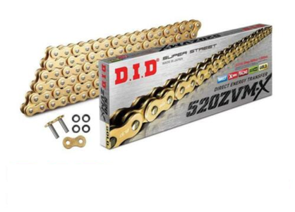 DID 520 ZVMX GG Gold 112 Link X-Ring Ultra Heavy Duty Drive Chain