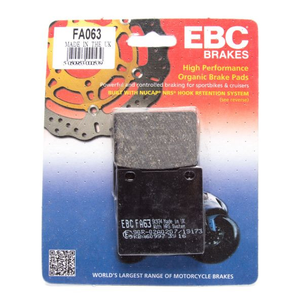 EBC Organic Rear Brake Pads (FA063)