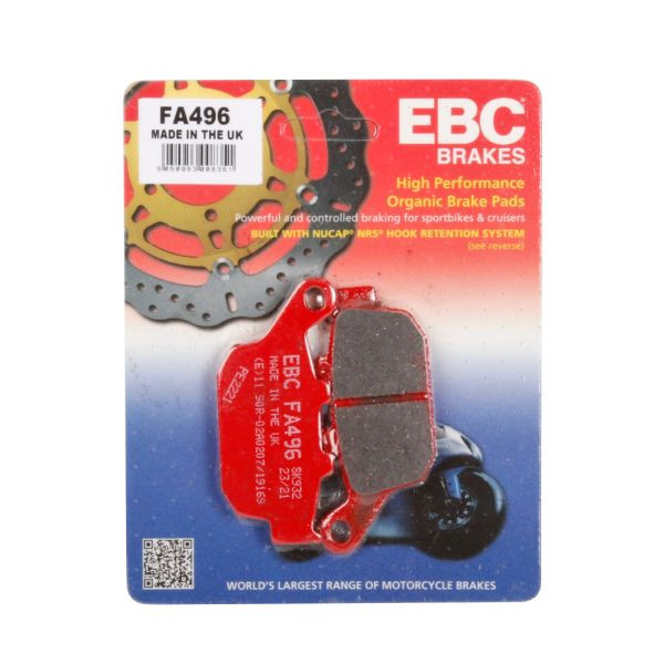 EBC Organic Rear Brake Pads (FA496)