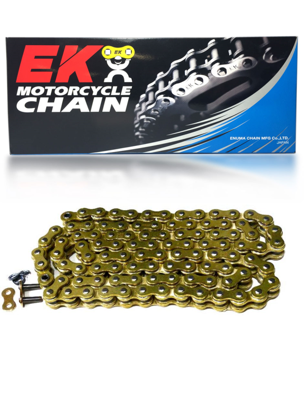EK 525 DEX 114 Link Gold X-Ring Japanese Heavy Duty Drive Chain