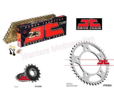 Honda CBF1000 JT Gold X-Ring Chain and JT Quiet Sprocket Kit 2011 to 2015