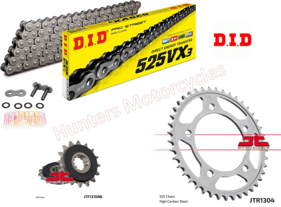 Honda CBR600 F / FA DID X-Ring Chain and JT Quiet Sprocket Kit