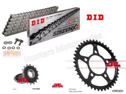 Honda CRF1000 Africa Twin DID ZVMX-Ring Ultra Heavy Chain and JT Silent Sprocket Kit