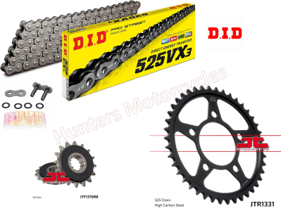 Honda CRF1100 DCT Africa Twin D.I.D X Ring Chain and JT Quiet Sprocket Kit (2020 to 2022)