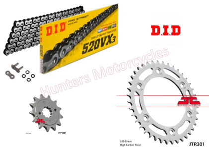 Honda CRF250 RL Rally DID X-Ring Chain and JT Sprockets Kit