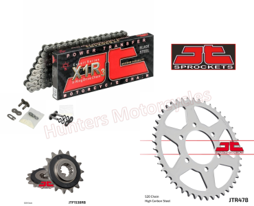 Kawasaki Z800 JT X-Ring Chain and JT Sprockets Kit 2013 to 2016