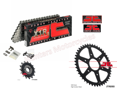 KTM 390 Duke JT Heavy Duty X-Ring Chain and JT Sprockets Kit