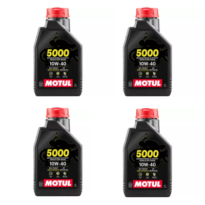 Motul 5000 10w40 Semi Synthetic Oil 4 Litres