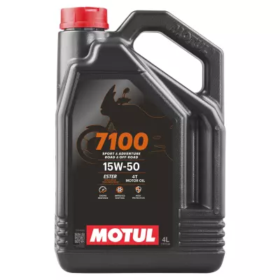 Motul 7100 4T 15w-50 Fully Synthetic Motorcycle Engine Oil 4 Litres