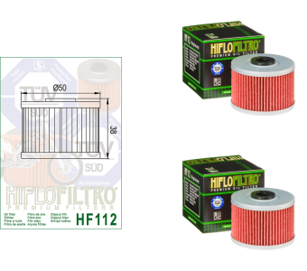 Oil Filter HiFlo (HF112) x 2