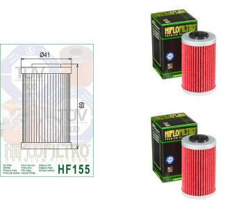 Oil Filter HiFlo (HF155) x 2
