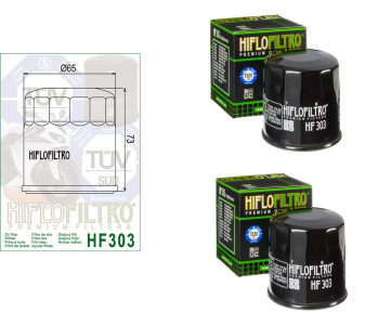 Oil Filter HF303 (HF303) x 2