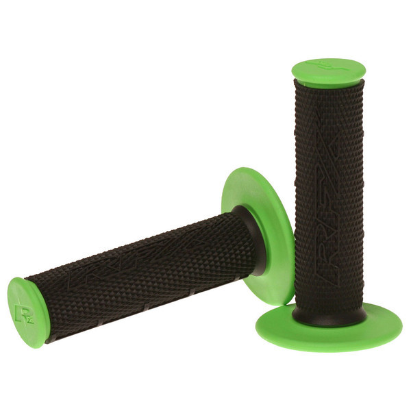 RFX Pro Series Dual Compound Grips Black Centre (Black Green) Pair (In Store Price £10.50p)