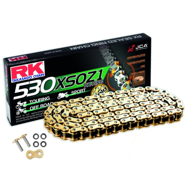 RK 530 x 114 Gold X-Ring (Japanese) Drive Chain
