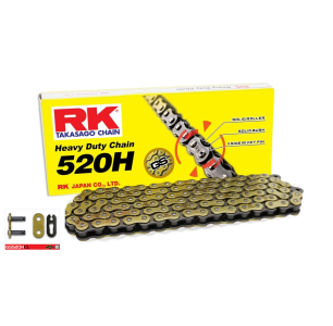 RK GOLD Heavy Duty (Japanese) Chain 520 x 112 Links