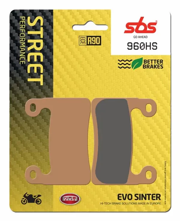 SBS Front Brake Pads HS Street Sinter (960HS)