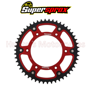 Supersprox Rear Sprocket Stealth RST 210-49 Tooth RED Honda