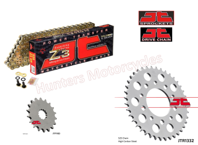 Triumph 800 America JT Gold X-Ring Heavy Duty Chain and JT Sprocket Kit