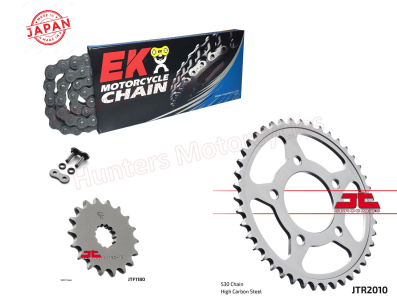 Triumph 900 Trophy EK Japanese X-Ring Chain and JT Sprocket Kit (1991 to 1995)