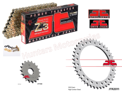 Triumph 955 Sprint ST JT Gold X-Ring Heavy Duty Chain and Quiet JT Sprocket Kit
