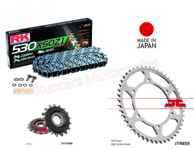 Yamaha FJ1200 RK X-Ring (Japanese) Chain and JT Quiet Sprocket Kit