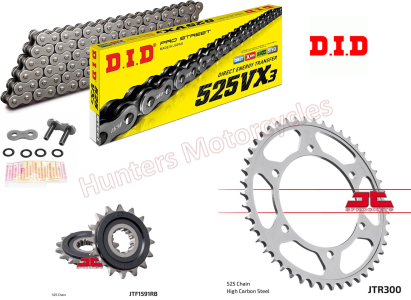 Yamaha TDM900 D.I.D X Ring Chain and JT Quiet Sprocket Kit