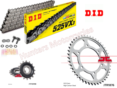 Yamaha Tracer 7 D.I.D X Ring Chain and JT Quiet Sprocket Kit