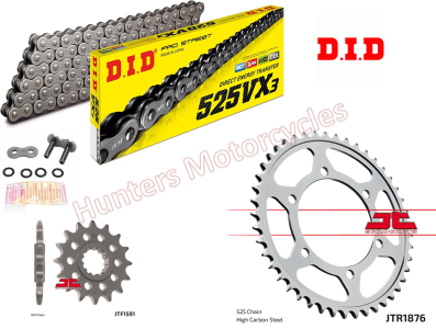 Yamaha Tracer 7 D.I.D X-Ring Chain and JT Sprockets Kit