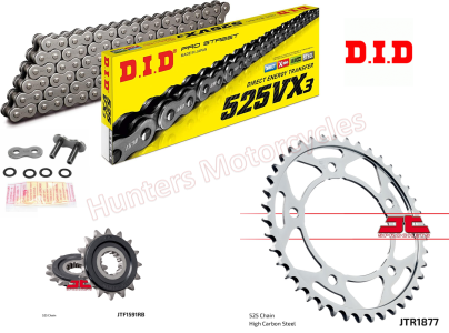 Yamaha Tracer 9 D.I.D X-Ring Chain and JT Quiet Sprocket Kit