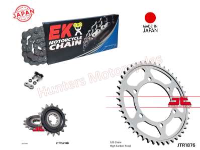 Yamaha YZF-R7 EK Japanese X-Ring Chain and JT Quiet Sprocket Kit