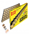 DID 525 VX3 Gold 112 Link X-Ring Heavy Duty Motorcycle Chain