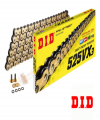 DID 525 VX Gold 108 Link X-Ring Heavy Duty Motorcycle Chain