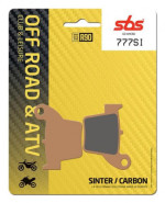 SBS Rear Brake Pads Carbon / Sinter (777SI)