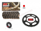 Yamaha FZS600 Fazer EK Black and Gold X-Ring Japanese Chain and Black JT Sprocket Kit OUT OF STOCK