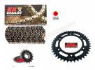 Honda CBR1000RR EK Black and Gold X-Ring Japanese Chain and Black JT Sprocket Kit (2008 to 2016) OUT OF STOCK