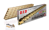 DID 525 ZVMX-2 GG Gold 124 Link X-Ring Ultra Heavy Duty Drive Chain