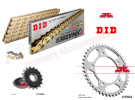 Honda CB1300 DID ZVMX Gold X-Ring Super Heavy Duty Chain and JT Quiet Sprocket Kit